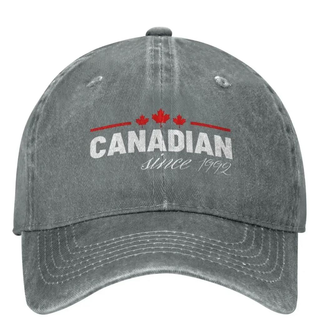 Canadian Since  Baseball Cap Canada Flag Couple Women Sunshade Trucker Hat Summer Fashion Tennis Skate Snapback Cap