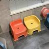 Çocuklar İçin Çok Amaçlı Plastik Sırtlıklı Tabure