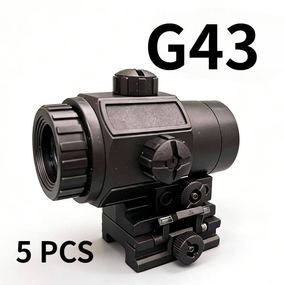 G33 G43 Sight Fixed 3x 5x Magnifying Glass Sight Holographic Sight Red Dot Sight Quickly Install Toy Gun Sight