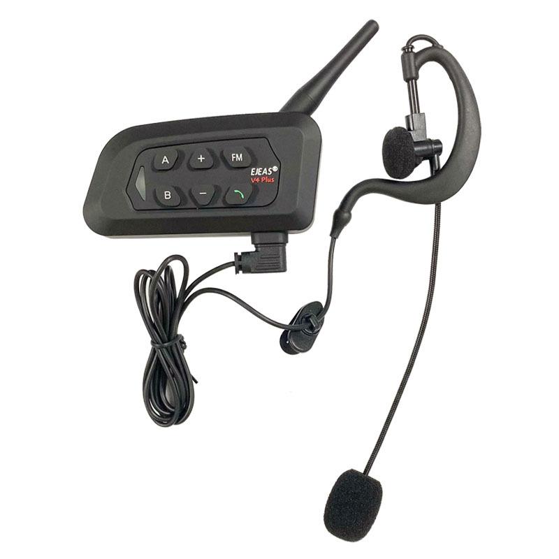 Type-C Interface Ear hanging type Referee earphone Suitable For V6 Pro+ Motorcycle Helmet Bluetooth Intercom