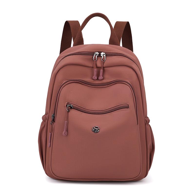 

Manufacturer s New Large-Capacity Nylon Double-Shoulder Backpack with Multiple Compartments - Versatile Commuter and Fashion Bag