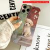 2DFlat Golden Puppy by Blooming Branches All Inclusive Film Hard iPhone Case, Compatible with iPhone 18 Pro Max 17 16 15 14 13 12 11