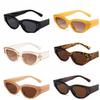 UV400 Cat Eye Sunglasses Rice Nail Outdoor Sport Sunglasses Vintage Rhombus Sunglasses  Streetwear