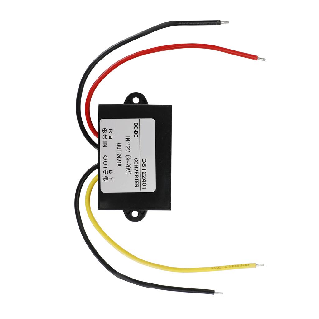 Waterproof DC-DC Boost Step-Up Converter 12V To 24V 1A Car Power Supply Module