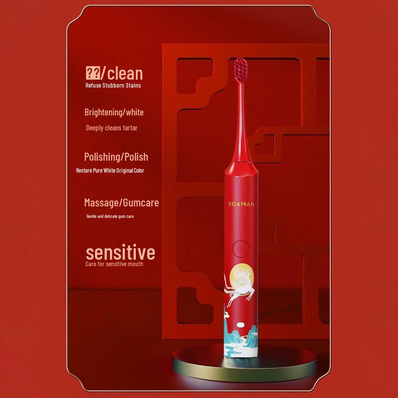 ROAMAN G10 Smart Sonic Electric Toothbrush Gift Set CN Plug (adapter Included)
