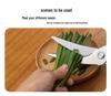 Stainless Steel Poultry Bone Scissors: Multifunctional Kitchen Shears for Chicken, Duck, Goose, and Meat