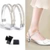 1 Paio Scarpe con Tacco Alto Strass Fascia Anti-allentamento Lacci Diamante Donna Cinghie Tallone Anti-caduta Cintura Elastica Fissaggio Strass Cinghie Fisse