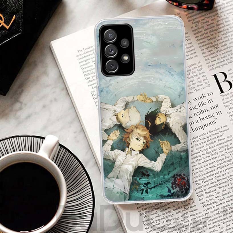 The Promised Neverland Anime Cover For Samsung Galaxy A52 A53 A12 A13 A72 A73 Phone Case A22 A23 A32 A33 A02S A03S A42 5G Print