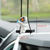 Cute Decoration Pendant Cartoon Astronaut Car Rearview Mirrors Hanging Pendant
