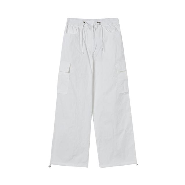 LAP Elastic Waist Nylon Cargo Pants Aq1Wp271