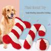 Plush Squeaky Golden Retriever Dog Toy for Teething and Teeth Cleaning