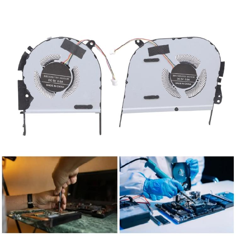 Laptop CPU Cooling Fan Compatibles With Most Models Low Noise Operating Metal Fan for M7600 N7600 M6500 Radaitor GPU Fan