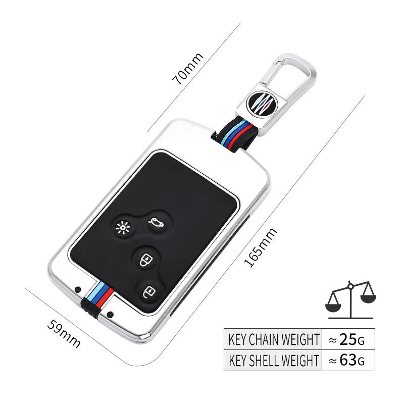 Metal Key Case for Dongfeng Renault Koleos, Kadjar, eNuo, Kolebin
