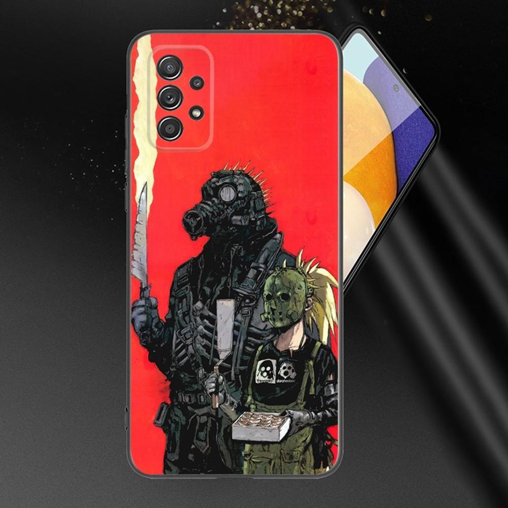 Manga D-Dorohedoro Pouzdro na telefon Pro Samsung Galaxy A13,A21s,A22,A31,A32,A52,A53,A71,A80,A91 Měkký černý kryt na telefon