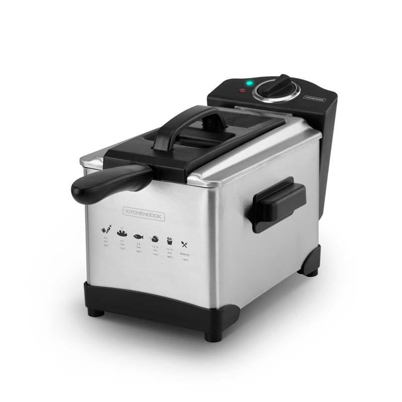 

Фритюрница из нержавеющей стали объемом 3 л Semi Pro Fry Plus Kitchencook