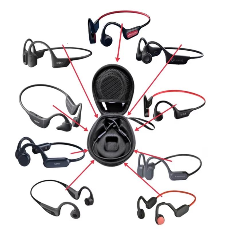 Bone Conduction Headphones Case Portable Bone Conduction Headphone Cases Headphone Storage Lightweight Headphone Protective Case