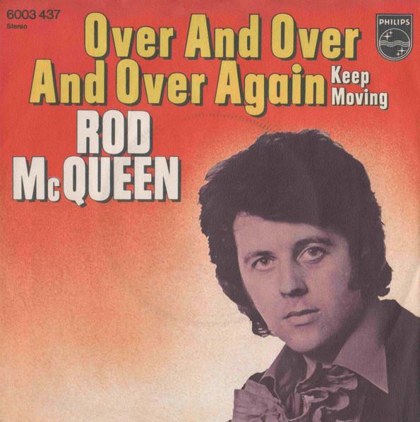 

7inch Record ROD MCQUEEN - Over And Over And Over Again 6003437 PHILIPS 1975 Germany Rock Used