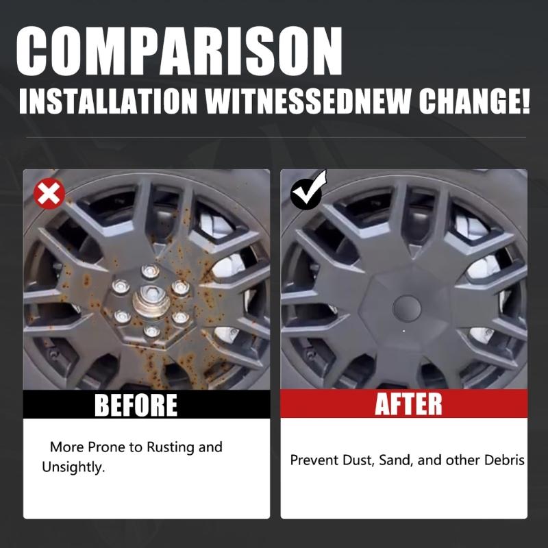 Replacement Wheel Caps Removable Full Coverage Center Hub Cover Wheel Hub Caps Truck Modified Accessories