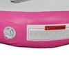 Airspot Master Runde Gymnastikmatte, 100 x 20 cm, Pink und Grau
