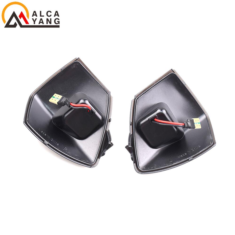 2X for Ford S-Max 07-14 Kuga C394 08-12 C-Max 11-19 LED Dynamic Turn Signal Light Side Mirror Sequential Blinker Indicator Lamp