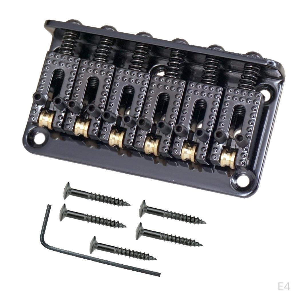 Фиксированный бридж для электрогитары Hardtail серебряный — фото 7