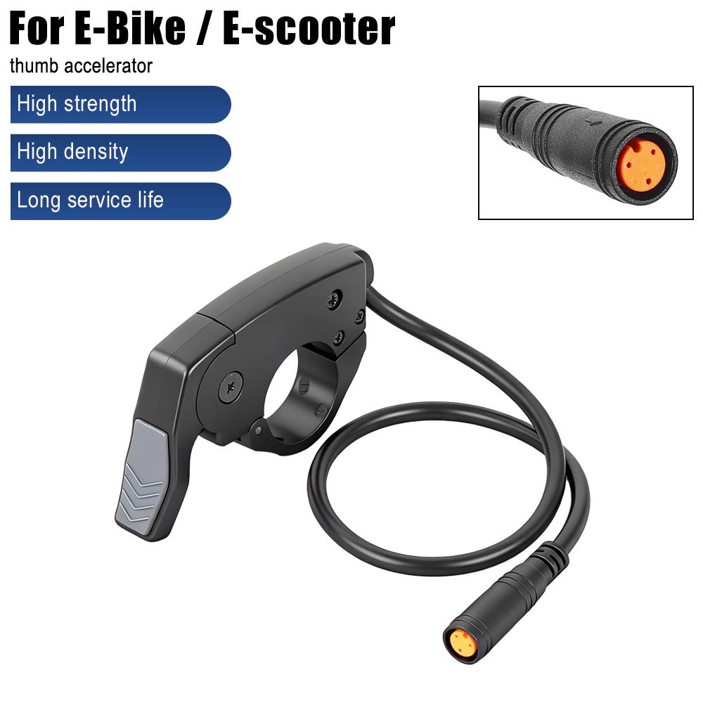 Universal 36V 48V 60V 72V Finger Throttle For Electric Bicycle Scooter Accelerator Female Plug Thumb Throttle Quick Disassembly Throttles 2