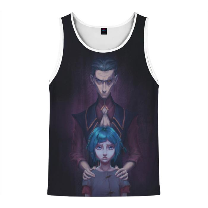 Anime League of Legends Jinx Graphic 3D Print Sleeveless Vest Harajuku Y2k Men’s Tank Tops