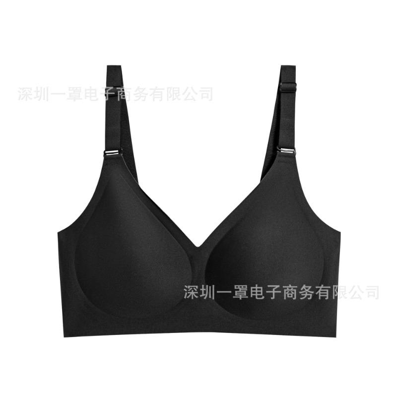 Women S Plus Size Thin Wireless Push Up Seamless Comfort Bra