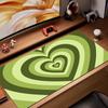 Coffee Love Heart Gaming Accessories Laptop Mousepad Rubber Antiskid Keyboard Mat Computer Offices Game Desk Mat Pink Mousepad