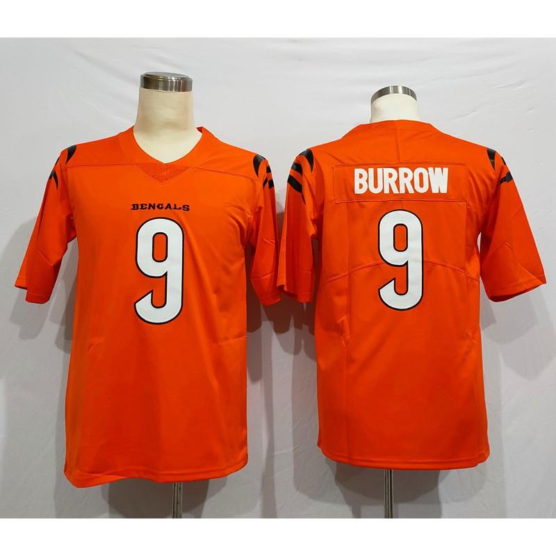 Mens NFL Jacksonville Jaguars Football Jersey Custom Number 9 Burrow 1 Chase 14 18 28 Premium Cotton Sportswear