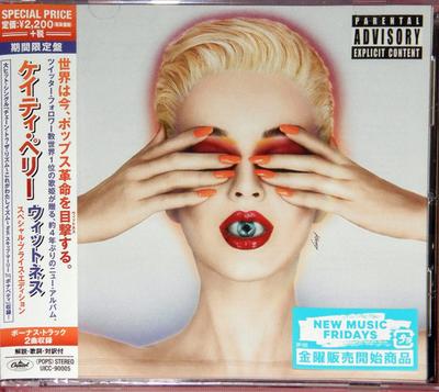 CD KATY PERRY - Witness UICC90005 Capitol Records 2017 Japan Dance & Electronica Used