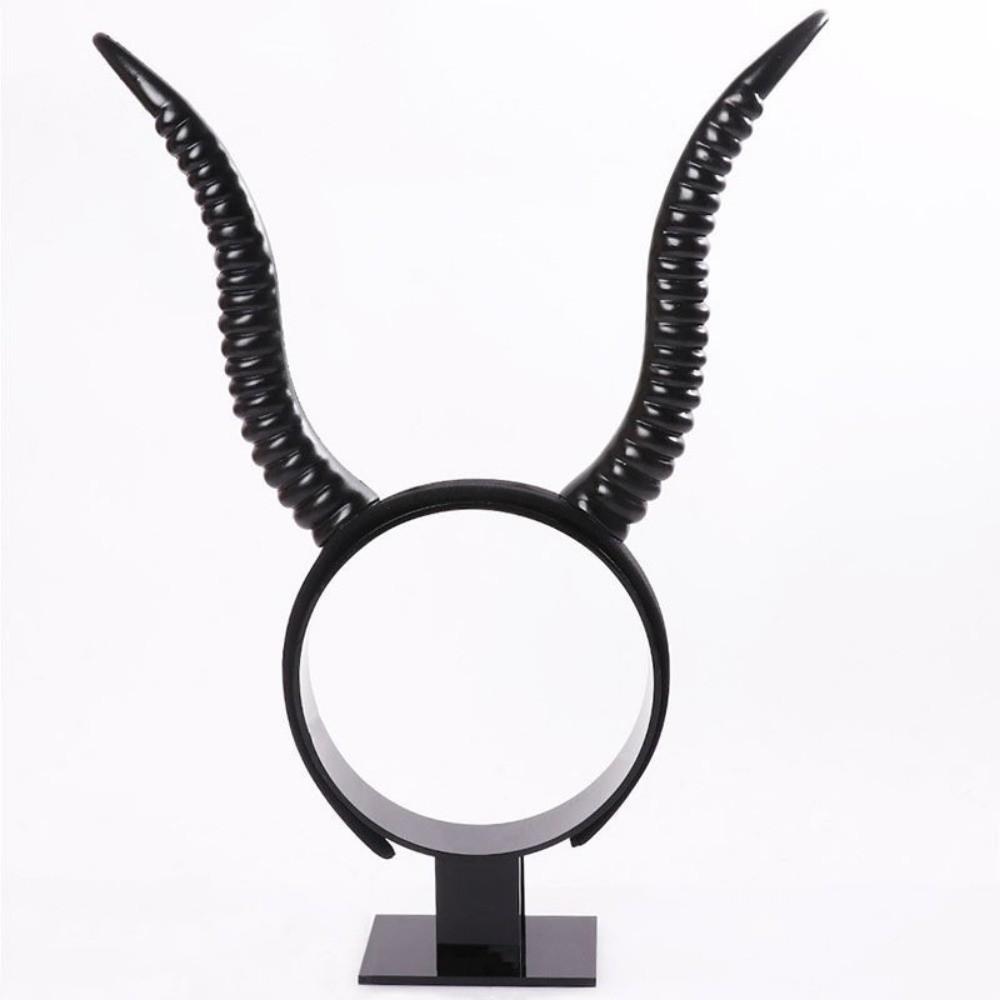 Cosplay Schafshorn Stirnband Dunkler Stil Kuhhorn Haarreif Dämonenhörner Kopfschmuck Foto Requisiten