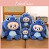 Stitch Labubu Plüschtier Hasenkissen für Mädchen, Geschenk, weiche Tierdekoration