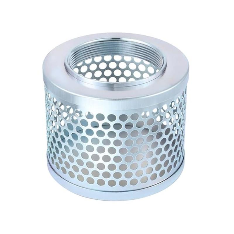 Corrosion Resistant Pump Suction Filter Strainer Basket With NPT Female Thread Reduces Solid Particles For Pump Systems