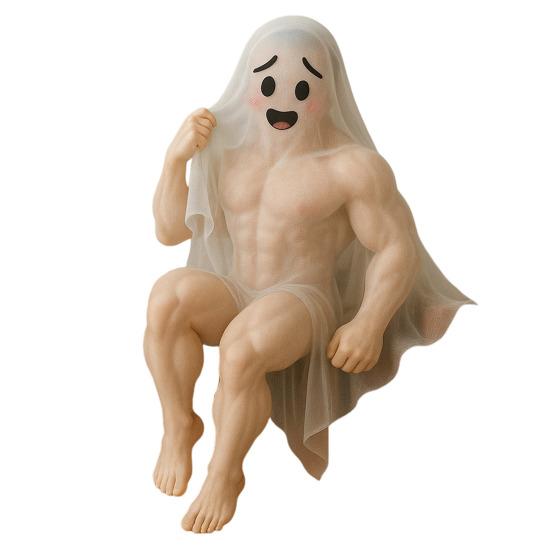 Funny Ghost Statue Creepy Parties Festivals Ornaments Halloween Decoration for Dark Romanticists Gothic Collectors
