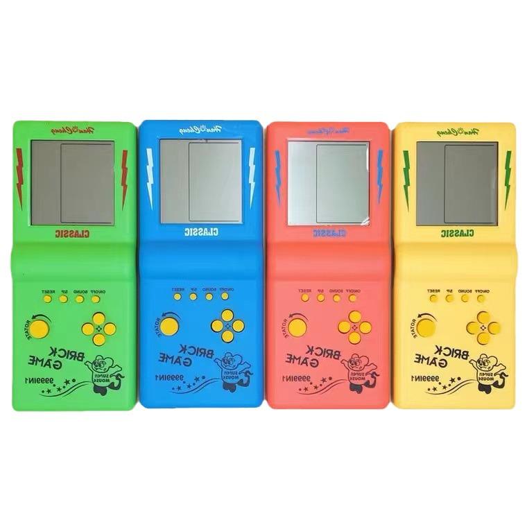 Children's Educational Tetris Handheld Game Console - Vintage Student Toy