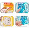Mini Piggy Bank Emulated Fingerprint Key Cute Cartoon Duck Saving Pot Ornament Save Money Plastic Simulation ATM Saver Children Coin