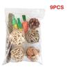 4/9/14/31PCS Rabbit Chewing Toys Molar Toys Natural Hay Sticks Hamster Teeth Training Kit Chinchilla Rat Gerbil Bunny Toys