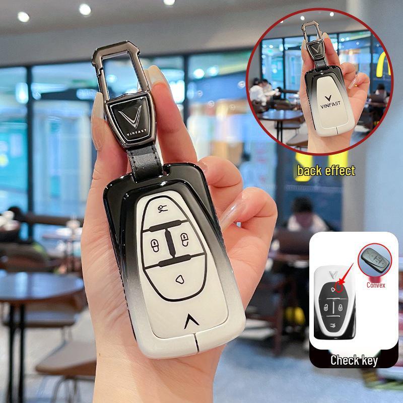 Premium Metal Shell Key Cover for Vinfast Car Remote