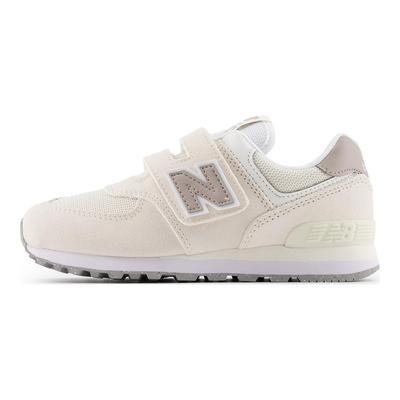 Nb 574 Bequeme Leichte Niedrige Freizeitschuhe Kinder Sneaker Off-White PV574ESC