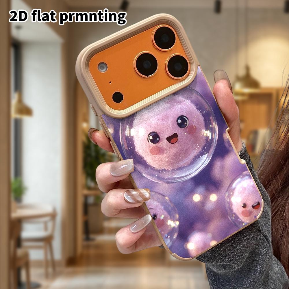 Phone Case: Lambskin 2D Flat Samsung Galaxy A34 A35 M05 M06 S20 S22 S21 FE Plus 5G Protective Case, Marshmallow Elf, Christmas and Halloween Gift