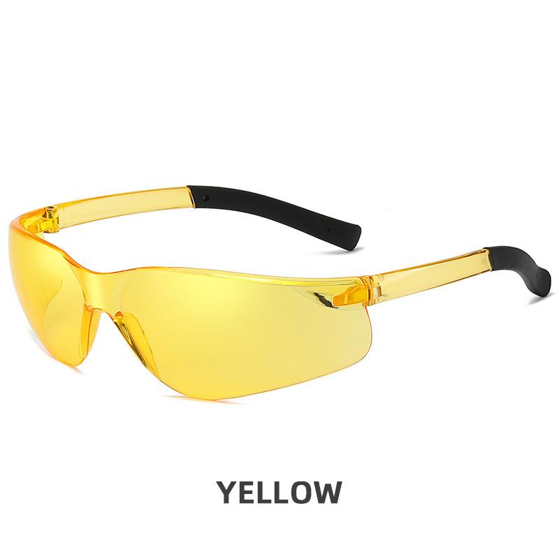 Fashion Sports Sunglasses Men's One-piece Sunglasses Shade Glasses