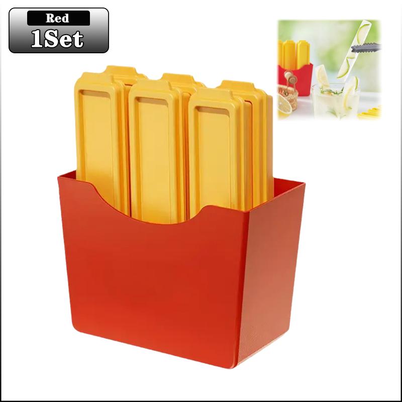1-10Sets French Fries Ice Cube Mold Long Bar Silicone Tray for Freezer Homemade Ice Sticks Cocktail Maker BPA Free Kitchen Tools