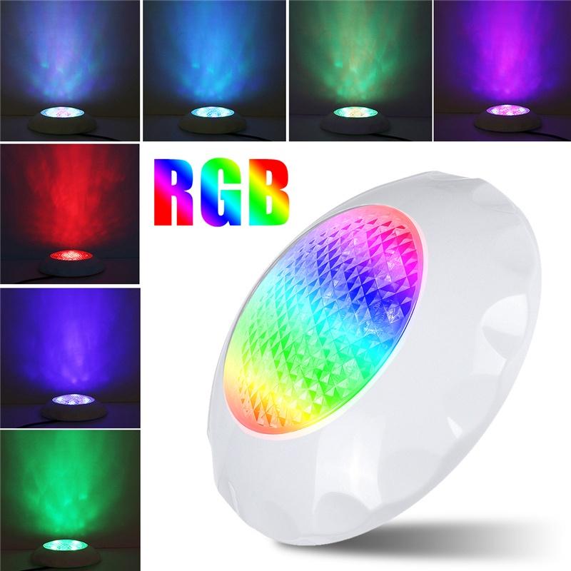 

12 Вт Водонепроницаемый светодиодный светильник для бассейна IP68 Наружный RGB Подводный светильник Пруд Светодиодный свет для бассейна Прожектор AC12-24V