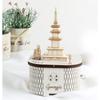 Branch DIY Rotary Wood Orgol Gyeongju Buddha 3D Three Dimensional Puzzle Korea 3d Puzzle
