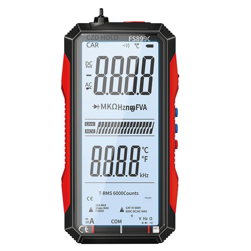 High Precision Intelligent Digital Multimeter with Large Screen Display