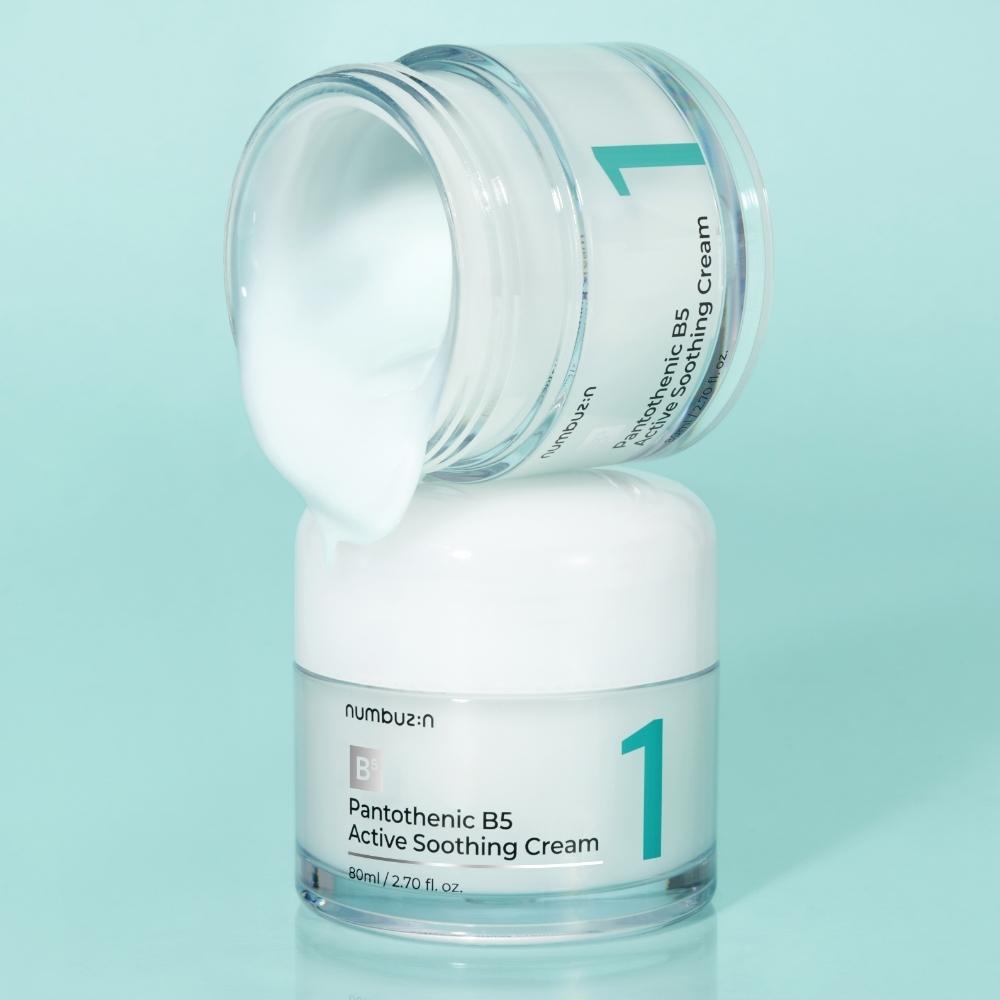 Numbers Inn [Soothing   Soothing] Numbers Inn No. 1 Pantothenic Acid Active Soothing Cream 80ml Plan  + 6 Pads 