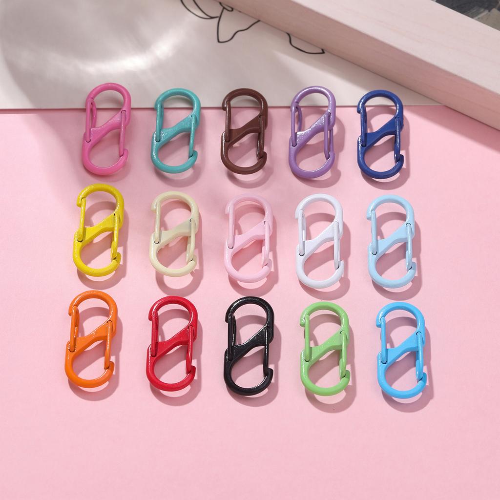 5Pcs/lot Colorful S Shape Spring Clasp End Clasps Hooks Chain Connectors For Bracelet Necklace DIY Jewelry Making Supplies