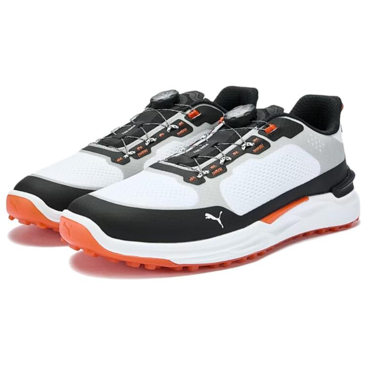 Puma Ignite Elevate 2 Disc Comfortable Versatile Lightweight Support Golf Shoes Men sneaker Black White 312546-01