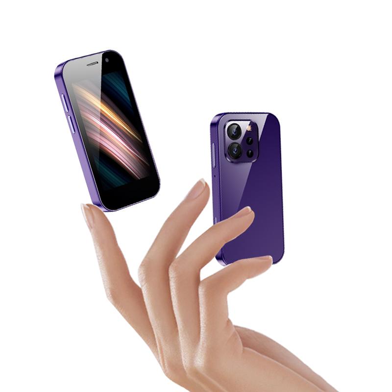 XS15 PRO Small Smartphone 3.0 Inch Android 9.0 Quad-core RAM 2GB/3GB ROM 16GB/64GB 2000mAh Face ID Type-C Dual SIM 4G Mobile Phone